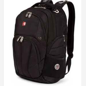 SwissGear Black Multi-Compartment Backpack